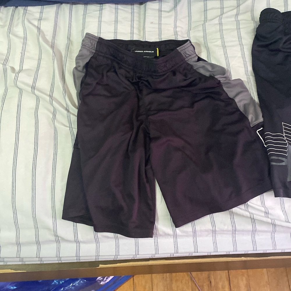 two under armor shorts